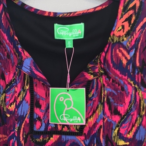 Pappagallo swim cover up size 12 - Picture 2 of 3